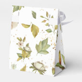 マグノリア花 |紫エレガントフローラ緑 フェイバーボックス (裏面サイド)