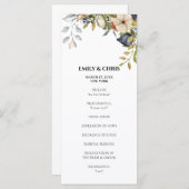 マグノリア花 |紫エレガントフローラ緑 プログラム (正面/裏面)