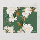 マグノリア葬儀ありがとう悔やみや弔慰 ポストカード (裏面)