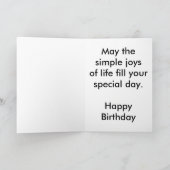 マグノリア誕生日カード(大プリント) カード (内部)