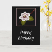 マグノリア誕生日カード(大プリント) カード (黄色い花)