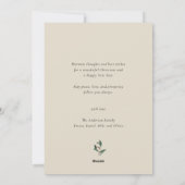 マグノリア金ゴールド紙吹雪 |ハッピーニューイヤーフラット シーズンカード (裏面)