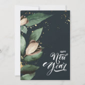 マグノリア金ゴールド |企業の Business Happy New Year シーズンカード (正面)