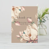マグノリア開花ベビーシャワー サンキューカード (スタンド正面)