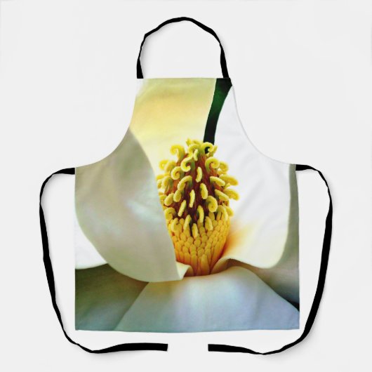 マグノリア開花マクロ エプロン (正面)