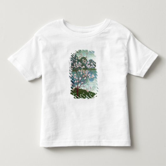 マグノリア(キャンバスの油) トドラーTシャツ (正面)