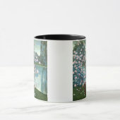 マグノリア(キャンバスの油) マグカップ (中央)