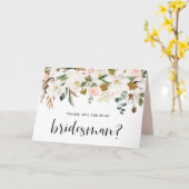 マグノリア・コットン・ガーランドが僕の船乗りになる カード (黄色い花)