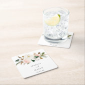 マグノリア·コット結婚ンズ·コースターズ スクエアペーパーコースター (インサイチュ)