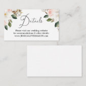 マグノリア・コッ結婚トンのウェブサイト挿入カード エンクロージャーカード (正面/裏面)