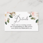 マグノリア・コッ結婚トンのウェブサイト挿入カード エンクロージャーカード (正面)