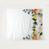 マグノリア シトラス バックドロップ フォトブース タペストリー (正面(横))