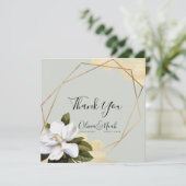 マグノリア セージ ウェディング サンクス サンキューカード (スタンド正面)