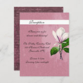 マグノリア ソング 受付カード 招待状 (正面/裏面)