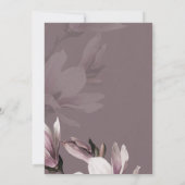 マグノリア ダイヤモンド モノグラム RSVP 招待状 (裏面)