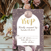 マグノリア ダイヤモンド モノグラム RSVP 招待状