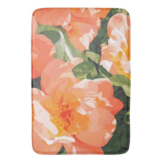 マグノリア バスマット (正面縦)