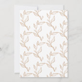 マグノリア | ピンクのフローラ赤ちゃんシャワー 招待状 (裏面)