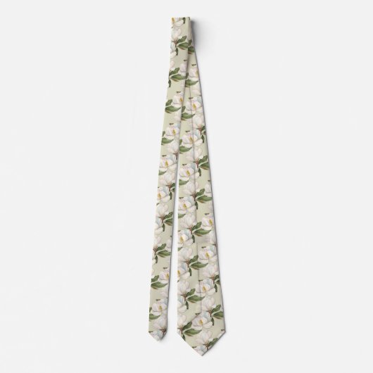 マグノリア フローラル ネクタイ (裏面)