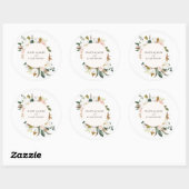 マグノリア フローラル ラウンドシール (シート)