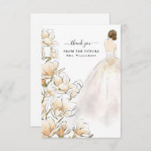 マグノリア·ブライド·フューチャーミセス サンキューカード (正面/裏面)