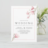 マグノリア ブルーム ウェディング 招待状 (スタンド正面)