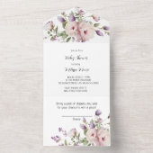 マグノリア ブルーム テーマ オールインワン インビテーション (内側)