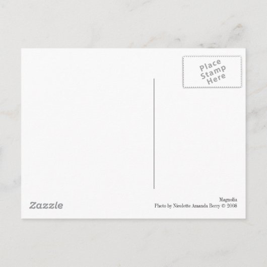 マグノリア ポストカード (裏面)