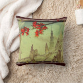 マグノリア&メープルフラワーバイアレクサンドラ調理師 クッション (ブランケット)