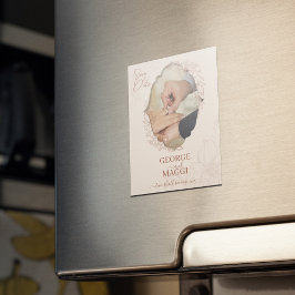 マグノリア ラインアート オーナメント マグネット