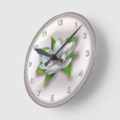 マグノリア ラウンド壁時計 (傾斜)