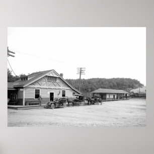 マグノリア、固まり。 駅1906年 ポスター