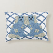 マグノリア（犬）スタッフォードドッグスジンジャージャーズ アクセントクッション (正面)