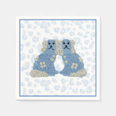 マグノリア(犬)スタッフォードドッグスジンジャージャーズ スタンダードカクテルナプキン (正面)