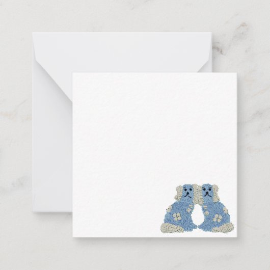 マグノリア（犬）スタッフォードドッグスジンジャージャーズ ノートカード (正面)