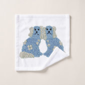 マグノリア(犬)スタッフォードドッグスジンジャージャーズ バスタオルセット (ウォッシュタオル)