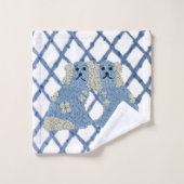 マグノリア（犬）スタッフォードドッグスジンジャージャーズ バスタオルセット (ウォッシュタオル)