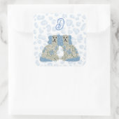 マグノリア（犬）スタッフォードドッグズジンジャーズジャー スクエアシール (バッグ)