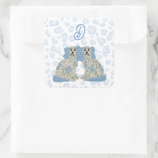 マグノリア(犬)スタッフォードドッグズジンジャーズジャー スクエアシール (バッグ)