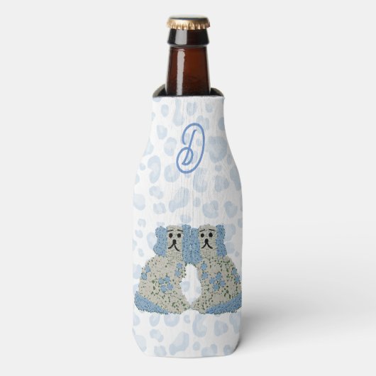 マグノリア（犬）スタッフォードドッグズジンジャーズジャー ボトルクーラー (ボトル正面)