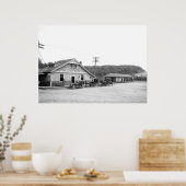 マグノリア、質量。1906年の鉄道駅 ポスター (キッチン)