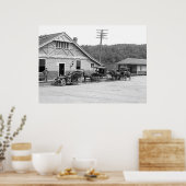 マグノリア、質量。1906年の鉄道駅 ポスター (キッチン)
