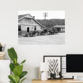 マグノリア、質量。1906年の鉄道駅 ポスター (ホームオフィス)