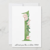 マグノリアONEベビー招待状 招待状 (裏面)