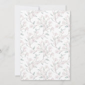 マグノリエレガントアユーカリ植物学結婚院 招待状 (裏面)