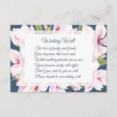 マグノリエレガントア結婚の願い井戸カード エンクロージャーカード (正面)