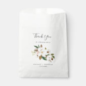 マグノリエレガントア |ホワイト&赤面ありがとう結婚さん フェイバーバッグ (正面)