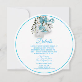 マグノリエレガントア·ラウン結婚ドズ·ベル·エンクロージャ 招待状