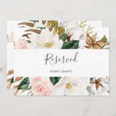 マグノリエレガントア |白と赤面の予約 (正面/裏面)