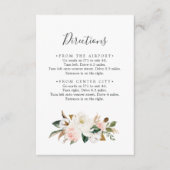 マグノリエレガントア |白色の方向のエンクロージャカード エンクロージャーカード (正面)